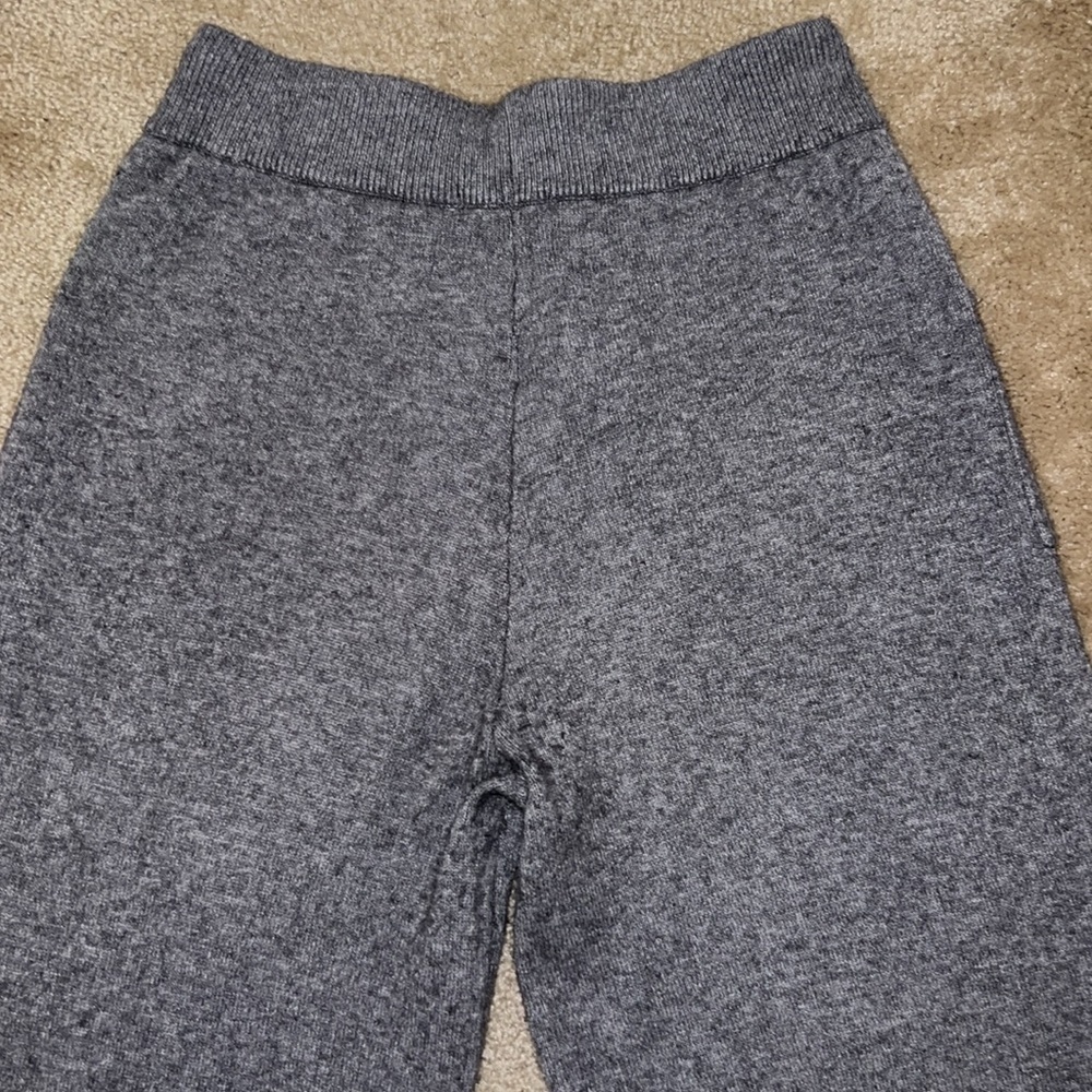 Baci Mini wide leg sweater pant. Sundance Catalog. Size Large. EUC! Gray! - Picture 12 of 16